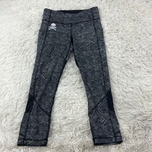 Lululemon Pace Rival Crop (22") Formation Alpine White Black / Black